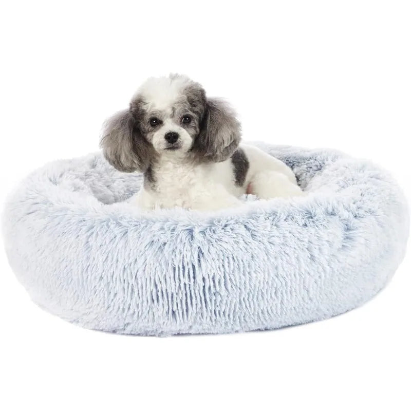 Plush Round Pet Bed